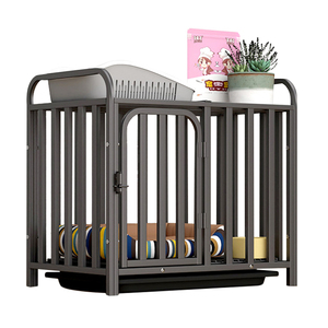 <strong>Dog</strong> Cage Pet Reinforced Square Tube Enclosure Suitable for Both <strong>Small</strong> and Large <strong>Dog</strong> <strong>Crate</strong> - Product Image 4