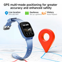 Reloj Inteligente GPS para Niños con Tarjeta SIM 4G, Resistente al Agua IP67, con Videollamada y Botón SOS