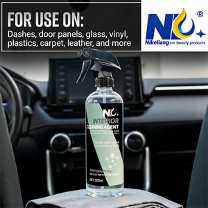 Limpiador de Interiores de Coche NK con Aroma Cítrico, Espuma Multiusos para Tapicería de Cuero, Asientos, Tablero, Plástico, Cuidado Profesional, 500 ml - Product Image 2