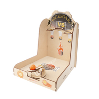 Juego de Mesa de Baloncesto de Madera Wincent, Juguete de Tiro Mecánico, Kit Educativo STEM, Regalo Deportivo de Escritorio