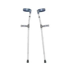 肘松葉杖高齢者折りたたみ杖障害者用の柔軟なアルミニウム歩行杖