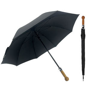 Tas bahu portabel, 25 inci 8 rusuk pertahanan diri Pongee payung serat kaca bingkai pembuka sendiri mekanisme penutup Manual tali bahu - Product Image 1