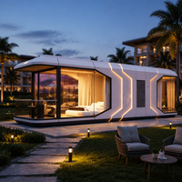 Maison préfabriquée moderne en conteneur, cabine modulaire en métal pour hôtel, villa, usage commercial
