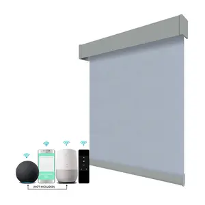 Excellent Quality Dark Blackout WiFi Tuya Remote Control Chain Electronic Wireless Switch Smart Motorized Roller Blinds