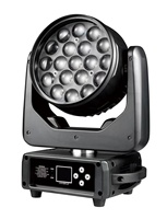 19*15w lumière principale mobile Zoom lumière LED Zoom lavage tête mobile peut un par un contrôle 19pcs DJ lumières mobiles