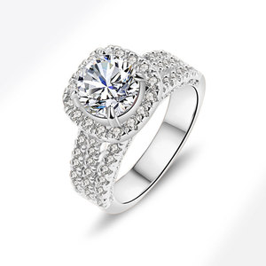 <span class=keywords><strong>KABA</strong></span> Schmuck Europäischer und Amerikanischer Beliebter Verlobungsring mit Zirkon Mikro-Einlage Vergoldeter Ring - Product Image 3