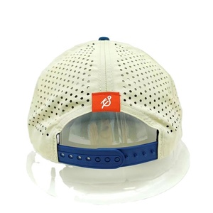 Bán hot chất lượng cao biểu tượng tùy chỉnh <span class=keywords><strong>5</strong></span> bảng điều chỉnh vành phẳng thể thao không thấm nước mũ với lỗ laser - Product Image 5