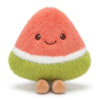 Veelkleurige fruitpluche speelgoedset, met PP-katoen gevulde gevulde voedselpop Kawaii Plushie voor thuiskantoor plankdecoratiecollectie