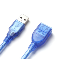 USB 2.0-Datenkabel Hochgeschwindigkeits-USB-Verlängerung kabel Ein Stecker auf eine Buchse für PC-Laptop 1,5 m Transfer Extender-Konverter kabel