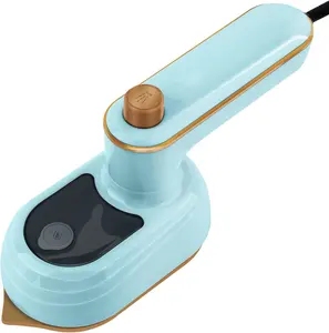 Défroisseur à <span class=keywords><strong>main</strong></span> pliable bleu <span class=keywords><strong>pas</strong></span> <span class=keywords><strong>cher</strong></span> HX-6168 Mini 50ML Électrique 33W Défroisseur à vapeur blanc portable Machine à repasser à vapeur - Product Image 1