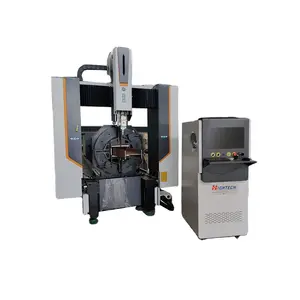 Máquina de corte a laser CNC de fibra Máquina de corte a laser de 5 eixos para tubos e tubos de metal
