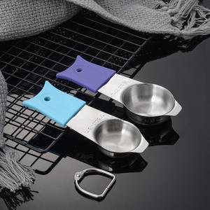 Soldes Exceptionnelles : Tasses et Cuillères à Mesurer Écologiques en Acier Inoxydable 18/8, Utilisation Domestique, Lavables au <span class=keywords><strong>Lave</strong></span>-<span class=keywords><strong>Vaisselle</strong></span>, Outils <span class=keywords><strong>de</strong></span> Cuisine Magnétiques - Product Image 6