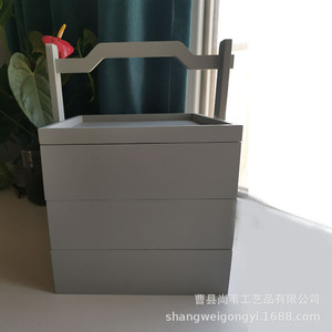 Shangwei Wooden <b>Storage</b> <b>Box</b> Rectangle Multi-layer Portable Gift Packaging - Product Image 3