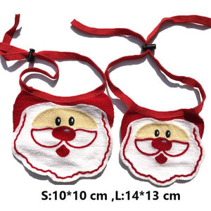 Fabricant vente en gros cloche père noël cerf chien bandana de noël avec pince de tête - Product Image 3