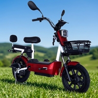Trottinette électrique intelligente E2 OEM/ODM CE 500W en alliage d'aluminium avec freins à tambour, double suspension arrière, alarme et panier