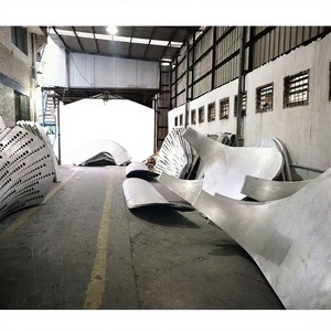 Paneles de Muro Cortina de Aluminio Personalizados, Diseño Industrial, Superficie Anodizada, Anticorrosión, Aplicación en Almacenes - Product Image 1