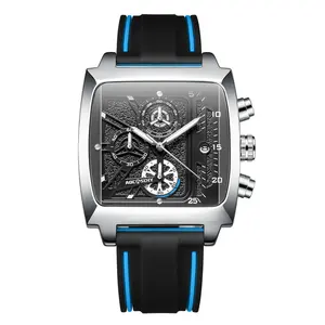 Groothandel Nieuwe Innovaties Halloween Kerstcadeau Sieraden Armband Aocasdiy Lederen Band Quartz Smart Klok Horloges Voor Mannen