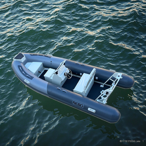 Bateau gonflable côtelé en aluminium <span class=keywords><strong>Semi</strong></span>-<span class=keywords><strong>rigide</strong></span>, 3d, PVC/Hypalon/rca, offre spéciale, <span class=keywords><strong>420</strong></span> - Product Image 2