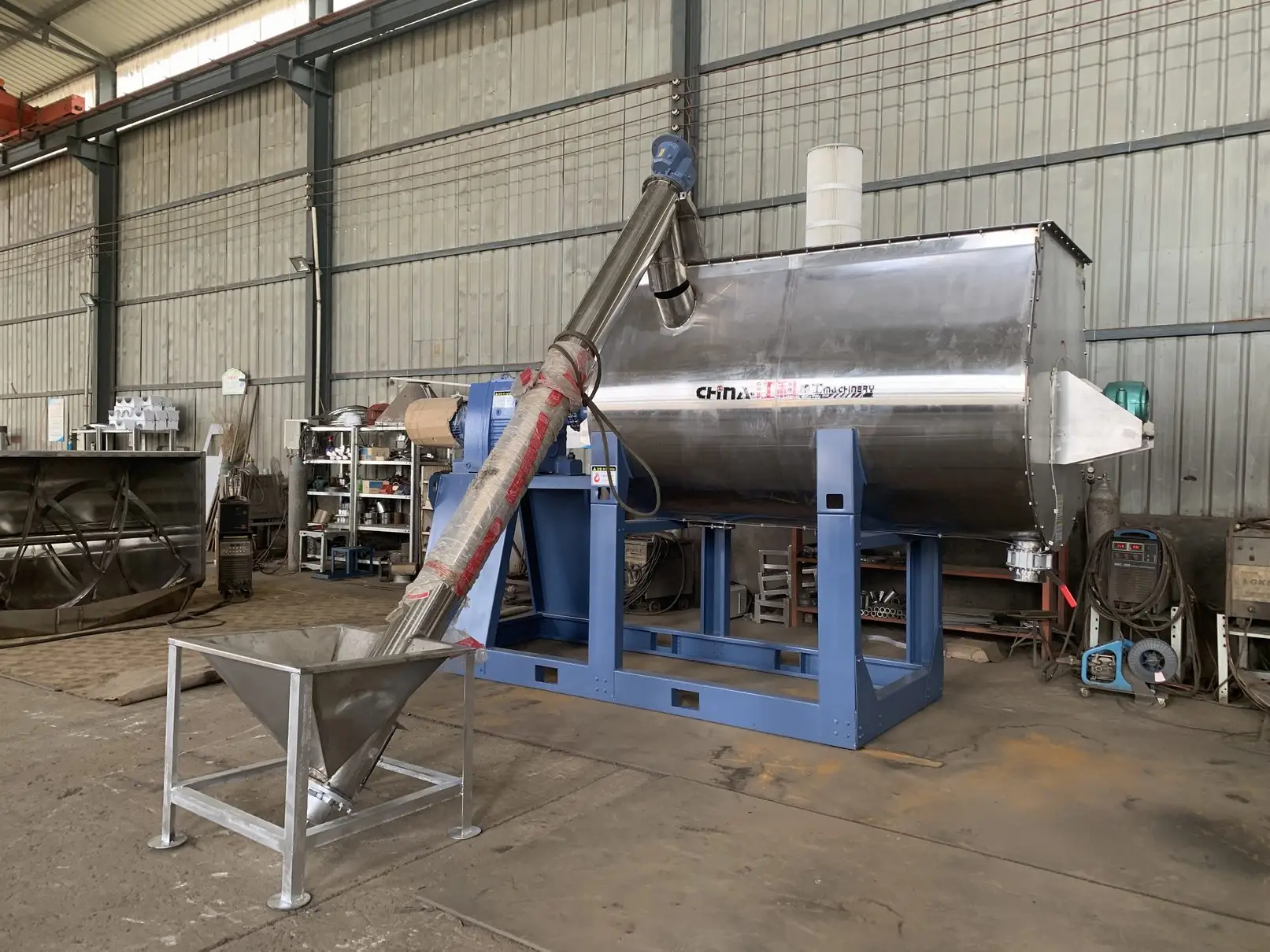 Machine de mélange d'équipement de mélange d'acier inoxydable de 100 150 1000 Kg pour la poudre sèche