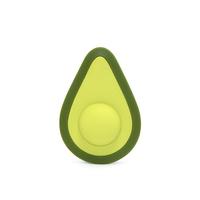 Wiederauf ladbarer 10-Frequenz-Silikon-Frauenvibrator in Avocado-Form mit superstar kem Nippel-Klitoris-Stimulator
