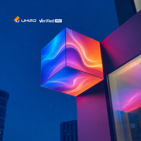 Pantalla LED Cúbica UHLED para Interiores y Exteriores, P2.5mm, P3.91mm, P2mm, P4mm, Reproductor Multimedia de Video