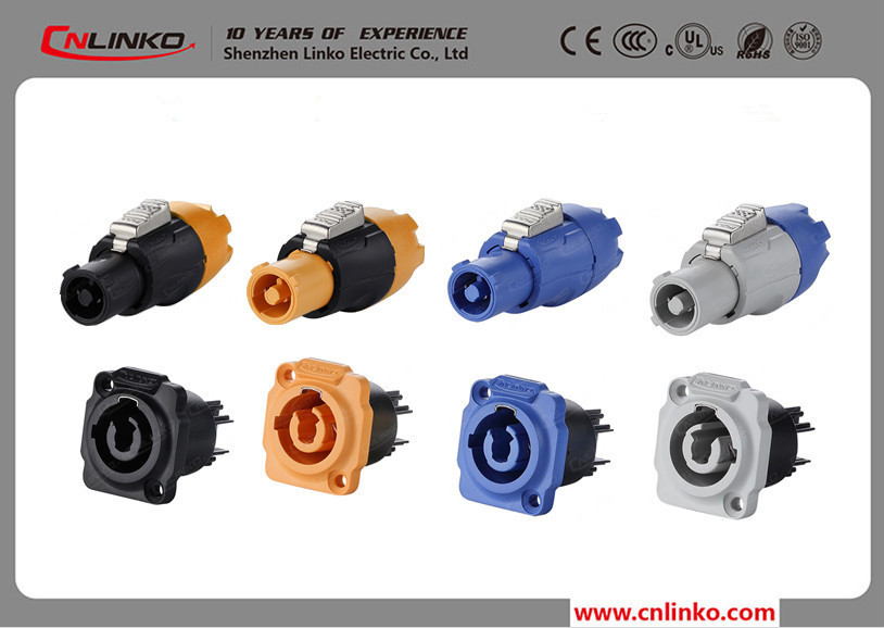 Conector Eléctrico Impermeable IP67 – 3 Pines, Macho Y Hembra, Para Exterior, AWG 14-12