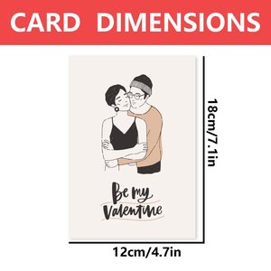 2027 Wholesale <strong>Valentine's</strong> Day <strong>Card</strong> Romantic Couple Design Happy <strong>Valentines</strong> Day Greeting <strong>Card</strong> with Envelope for Him Her Wife <strong>Husband</strong> - Product Image 5