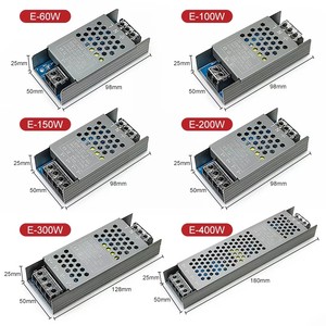 Nuovi Arrivi: Alimentatore Switching AC-DC 60W 100W 200W 300W 400W DC 12V 24V per Fari <span class=keywords><strong>LED</strong></span> e Strisce <span class=keywords><strong>LED</strong></span> - Product Image 2