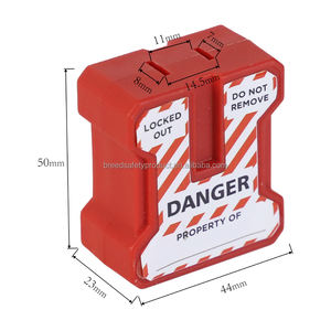 लॉक आउट टैगआउट टैगआउट प्रक्रिया के लिए छेद के साथ 3-पिन प्लग या 2-पिन प्लग को लॉक करने के लिए अंतर्निहित लॉक सिलेंडर के साथ कॉम्पैक्ट प्लग - Product Image 3