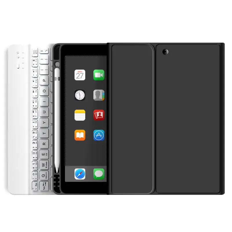 Keyboard case for iPad 10.2 /10.5/11/12.9 inch with PU Leather for iPad 7th/8th generation keyboard case