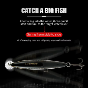 LUSHAZER <span class=keywords><strong>Minnow</strong></span> Jerkbait Esca Dura Affondante Isca Artificiale <span class=keywords><strong>Minnow</strong></span> <span class=keywords><strong>per</strong></span> Bass, Luccio, Trota, Lucioperca, Acqua Salata e Dolce - Product Image 5