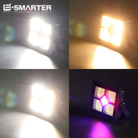 Projecteur pliable super lumineux 100W à faisceau large alimenté par la lumière de travail solaire d'inondation portative de camp rechargeable