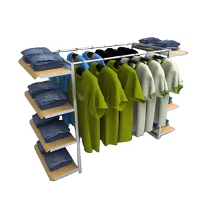 Tienda de ropa moderna ropa de madera tienda de lencería sujetador estante de exhibición ropa interior tienda de lencería Decoración Ropa interior estantes de exhibición