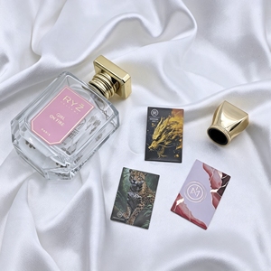 Luxury Waterproof Metal Sticker Tag Custom LOGO Perfume <b>Bottle</b> Sticker Wine Tag High Quality Metal Craft for Product Decoration - Product Image 1