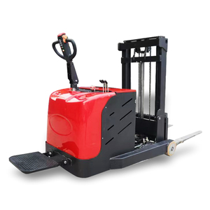 1,5 toneladas 2 toneladas completamente eléctrico nuevo alcance elevador de paletas soporte de carga automática en apilador de China contrapesado - Product Image 1