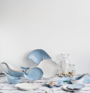 Plato de cerámica personalizado con forma de <span class=keywords><strong>ballena</strong></span> para <span class=keywords><strong>restaurante</strong></span>, vajilla de estilo Popular, precio Factor - Product Image 4