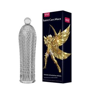 Condón OLO Sensual Wolf Tooth, Funda <span class=keywords><strong>de</strong></span> Silicona para Pene, Juguete para Parejas Adultas, Empaque en <span class=keywords><strong>Caja</strong></span> <span class=keywords><strong>de</strong></span> Color, Venta al por Mayor - Product Image 4