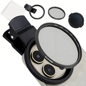 Kit de filtres pour objectif d'appareil photo de téléphone Zomei <span class=keywords><strong>Concept</strong></span> 52 mm à clipser, filtre polarisant circulaire compatible avec les téléphones - Product Image 1