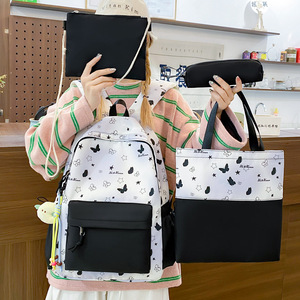 Mochila Escolar para Estudiantes, Moderna y Versátil, de Doble Asa, Gran Capacidad, Ligera, Simple e Informal - Product Image 6