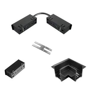 Système d'éclairage sur rail à LED en aluminium 48V personnalisé avec accessoires de rail magnétique Connecteur en T à 3 voies - Product Image 3