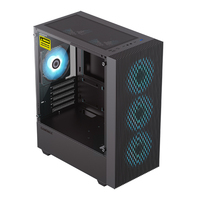 GAMEMAX 240mm su soğutma tasarım mikro bilgisayar kasası masa oyun kasası temperli cam bilgisayar pc kasa