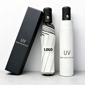 ร่มกันแดดขายส่งขายดี ร่มพับได้ ของขวัญส่งเสริมการขายสำหรับธุรกิจ ร่มพิมพ์โลโก้ตามสั่ง - Product Image 1