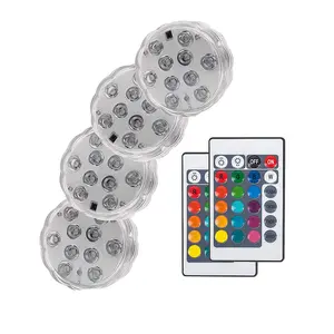 Ip68 Waterproof Multi Color 10led Underwater Light Pool, Underwater Night Lamp Rgb Led Swimming Pool Light