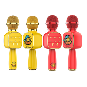5 Trong 1 Xách Tay Cầm Tay Karaoke Mic Loa Không Dây Condenser Ma Thuật Karaoke Microphone Điện Thoại Di Động Máy Nghe Nhạc - Product Image 1
