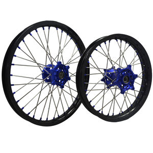 Llantas MX para motocross enduro, para YAMAHA <span class=keywords><strong>WR250F</strong></span> WR450, color negro, 1 Juego - Product Image 1
