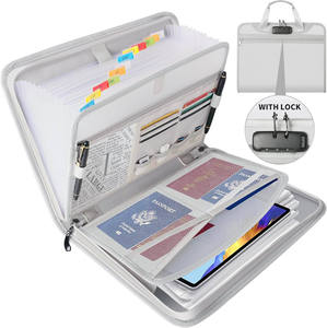 13-Pocket accordion tập tin tổ chức khóa chống cháy nước chống mở rộng Tab kinh doanh di động Thư/A4-Size tài liệu - Product Image 1