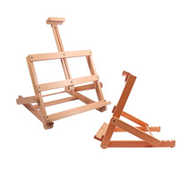 Chevalet de table portable en bois réglable Foska (17*14*9.45 pouces) en forme de H pour artistes, étudiants et débutants