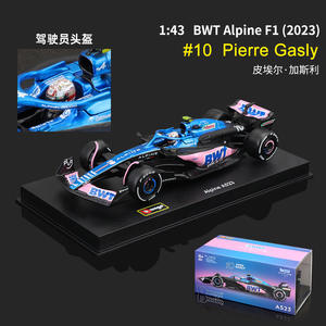 Bburago 2023, Escala 1/43, BWT <span class=keywords><strong>Alpine</strong></span> # 10 # 31 Autos de Colección de Fórmula 1 de Tapa Dura, Modelo de Metal Fundido a Presión, Juguetes de Autos Deportivos - Product Image 2