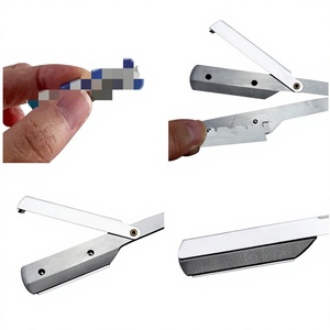 MORGANS INDUSTRIES Navaja de Afeitar Recta de Acero Inoxidable de Una Sola Hoja para Afeitado Manual Masculino, Uso en Barberías y al Aire Libre - Product Image 4