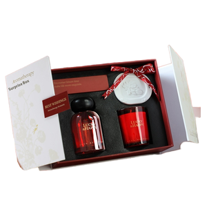 Haut de gamme cité interdite aromathérapie huile essentielle maison parfum ensemble cire de soja bougie boîte-cadeau pour les mariages nouvelle saint valentin - Product Image 2